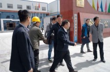 甘肅省委領導蒞臨景泰金龍公司檢查指導工作